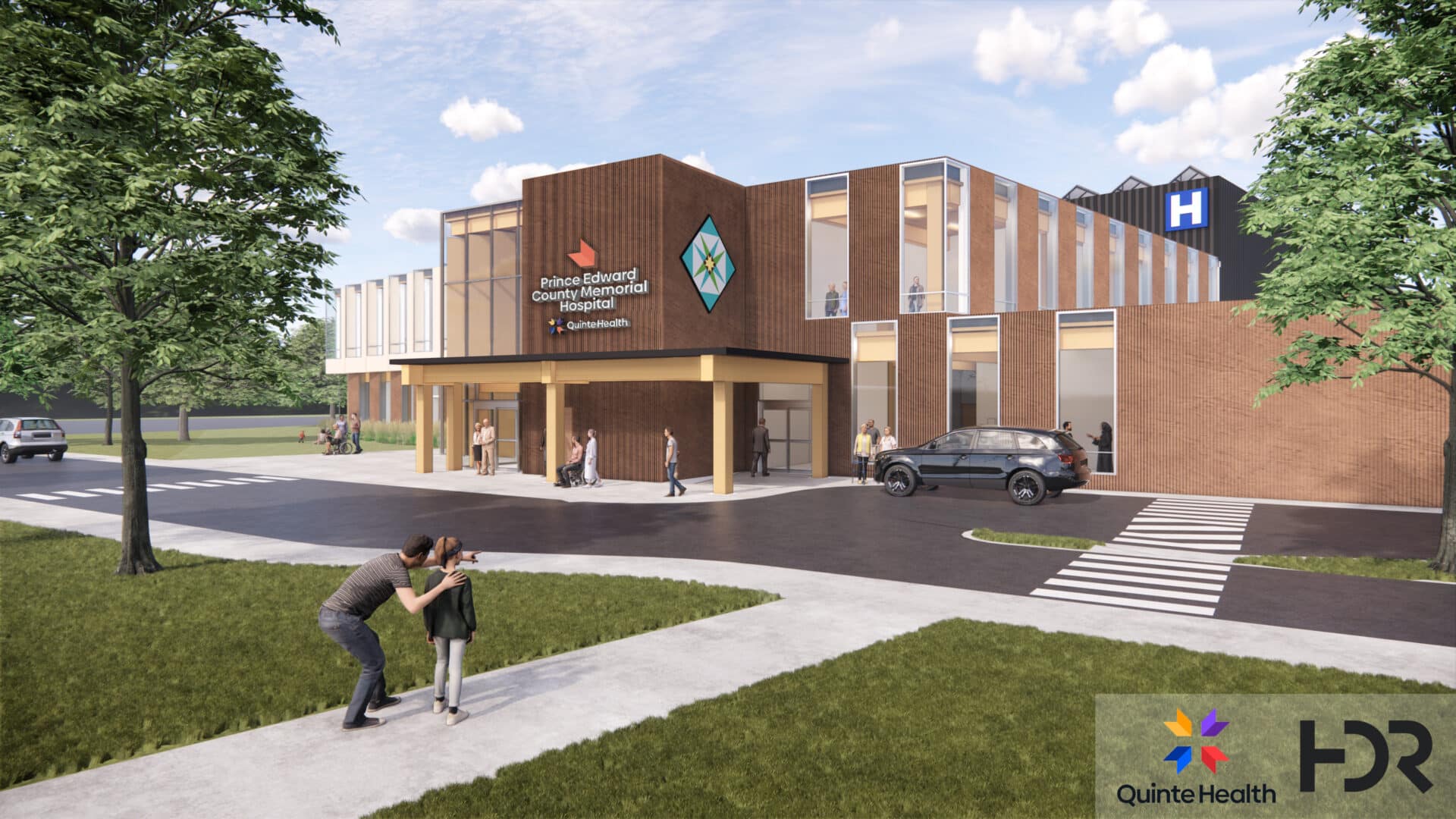 A rendering of what the PECMH will look like when it’s built.