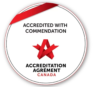 Accredited with commendation